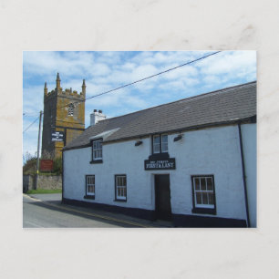Cartão Postal O Primeiro e Último Pub na Inglaterra, Sennen, Co