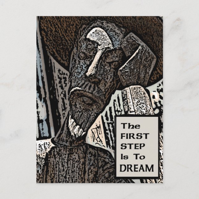 Cartão Postal O primeiro passo (Frente)