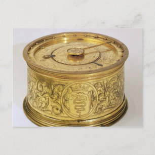 Cartão Postal O primeiro relógio acionado por primavera com fuse