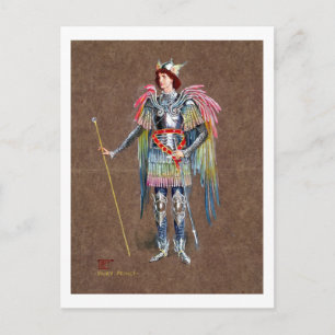 Cartão Postal O Príncipe Fada, de 'O Boneco de Neve'