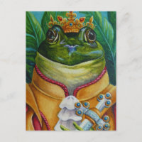 O Príncipe Sapo com a Coroa e a Espada de Arte d'Á