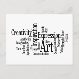 Cartão Postal O Processo Artístico Criativo de Arte Estudante