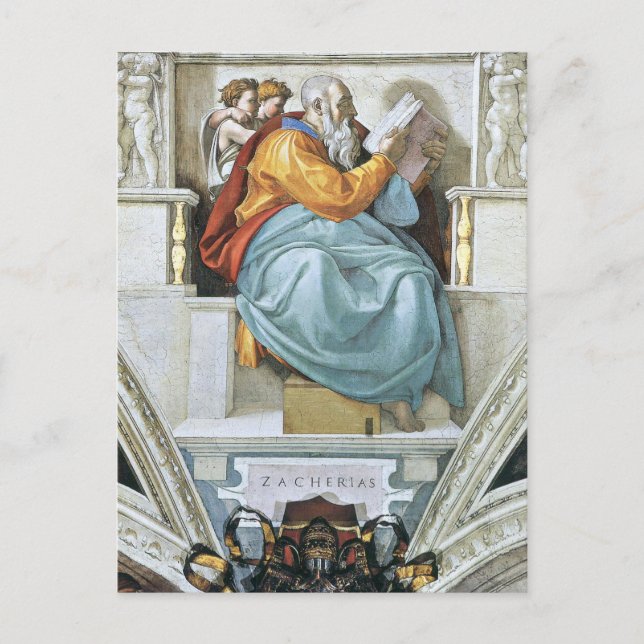 Cartão Postal O profeta Zacharias (Frente)