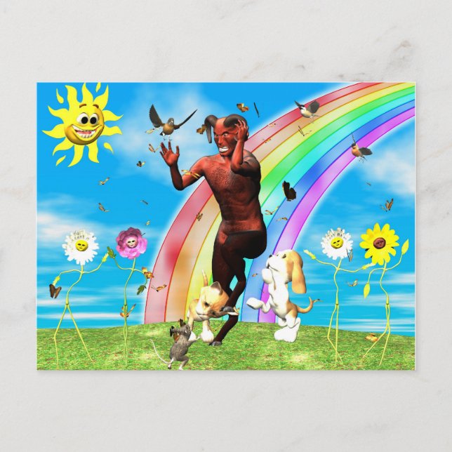 Cartão Postal O próprio HECK privado do diabo (Frente)