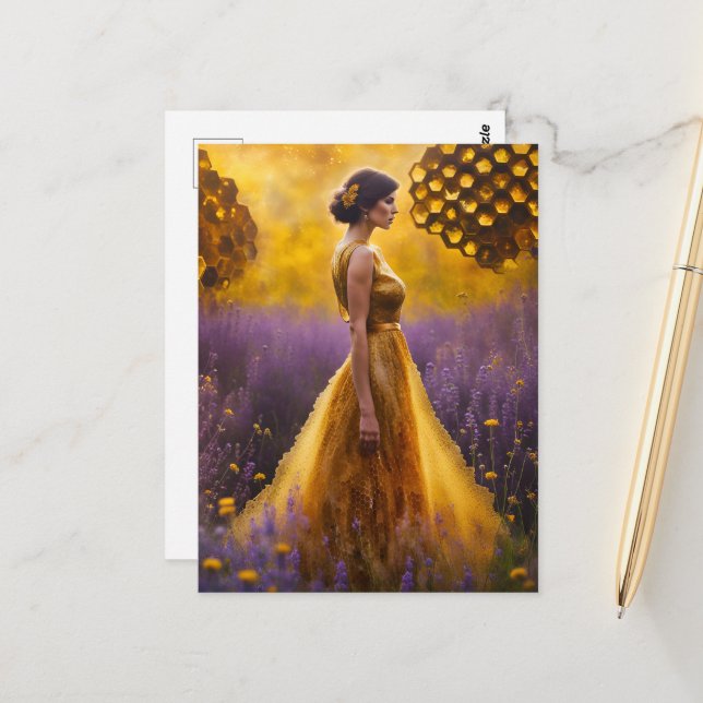 Cartão Postal O protetor das abelhas (Frente/Verso In Situ)