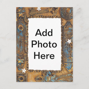 Cartão Postal O quadro antigo da chave de esqueleto adiciona sua