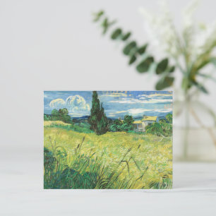 Cartão Postal O quadro de Vincent van Gogh, Campo Verde,