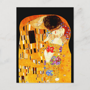 Cartão Postal O quadro O Beijo de Gustav Klimt