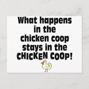 Cartão Postal O que acontece na colher de frango
