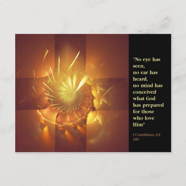 Cartão Postal O que Deus preparou (Frente)