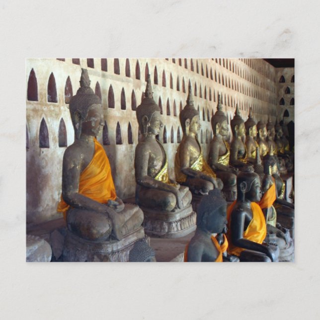 Cartão Postal o que é buddhas laos (Frente)