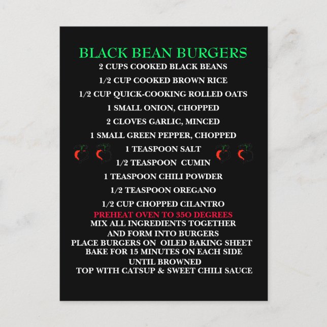 Cartão Postal O que é Cozinhar? Receita - Placa de Posto (Frente)