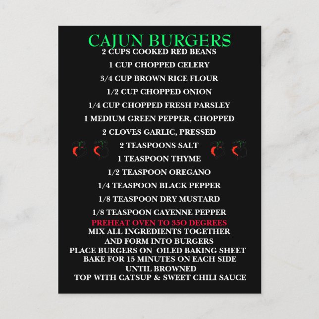 Cartão Postal O que é Cozinhar? Receita - Placa de Posto (Frente)