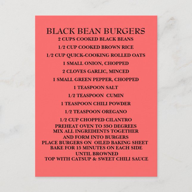 Cartão Postal O que é Cozinhar? Receita - Placa de Posto (Frente)