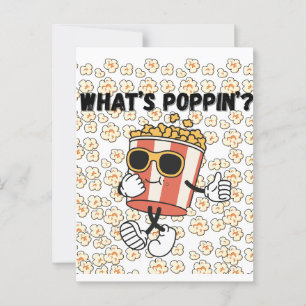 Cartão Postal O que é Poppin’ Popcorn
