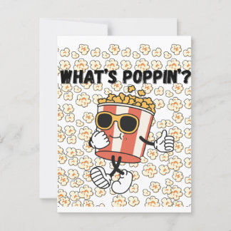 Cartão Postal O que é Poppin’ Popcorn