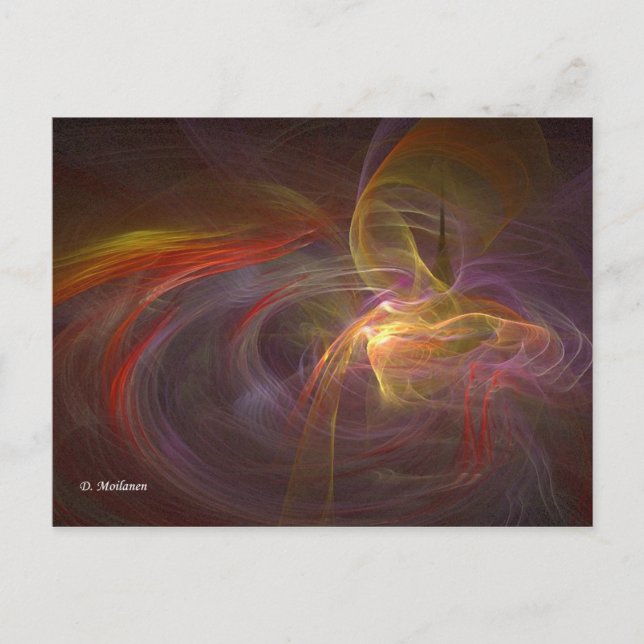 Cartão Postal O que está acontecendo (Frente)