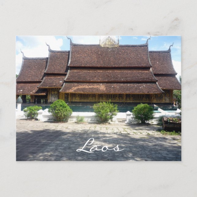 Cartão Postal o que xieng thong (Frente)