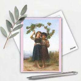 Cartão Postal O Ramal de Cereja de William Bouguereau