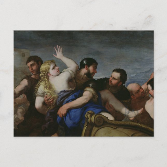 Cartão Postal O rapto de Helen (Frente)