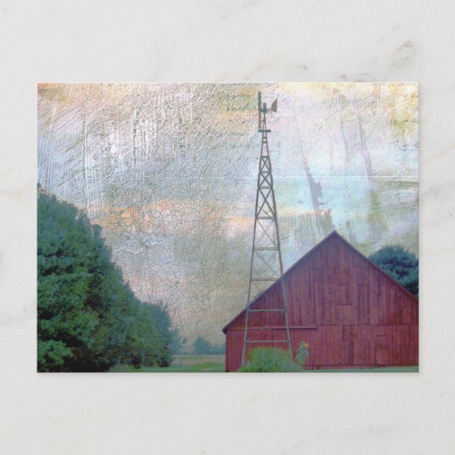 Cartão Postal O Red Barn (Frente)