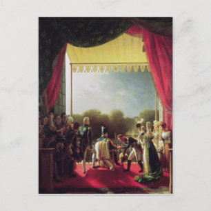 Cartão Postal O regresso das tropas após a guerra espanhola