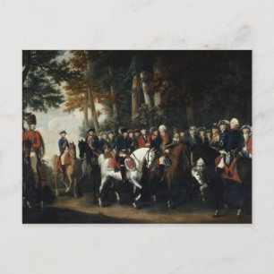 Cartão Postal O regresso do Rei Frederick II de Preussen von
