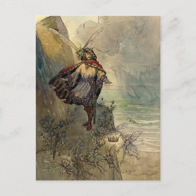 Cartão Postal "O Rei Fada" (Frente)