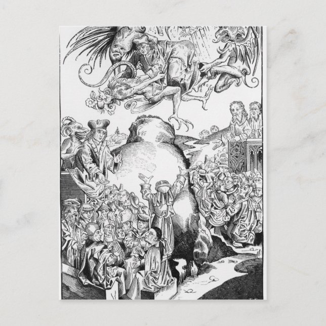 Cartão Postal O reinado do Anticristo (Frente)
