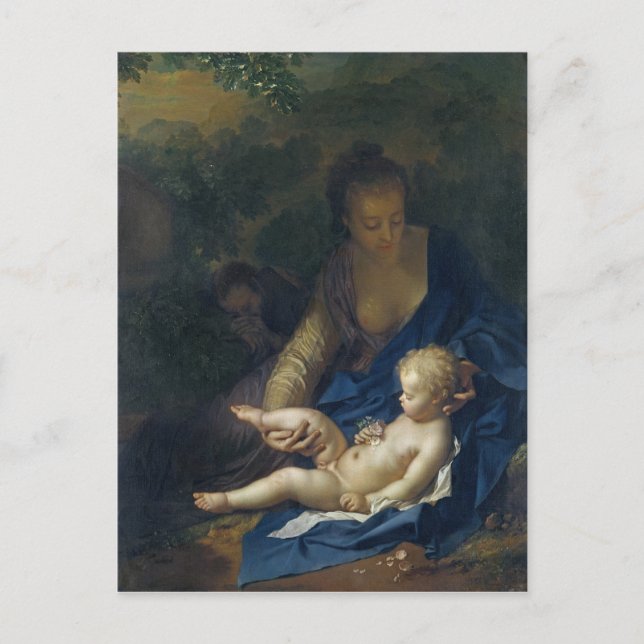 Cartão Postal O Resto no Voo para o Egito, 1706 (Frente)