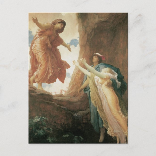 Cartão Postal O retorno de Persephone por Frederic Leighton (Frente)