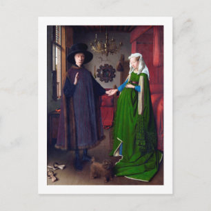 Cartão Postal O Retrato Arnolfini, Jan van Eyck