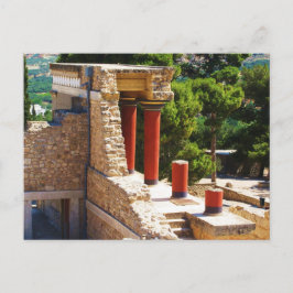 Cartão Postal O retrato do Palácio Minoano de Cnossos