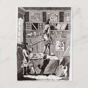 Cartão Postal O Richardson complicado, 1724