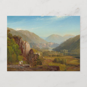 Cartão Postal O rio Juniata, Pensilvânia, por Thomas Moran