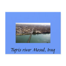 O rio Tigris Mosul, Iraque