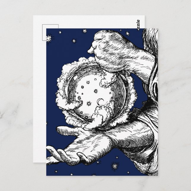 Cartão Postal O Rubaiyat da Criação de Omar Khayyam (Frente/Verso)