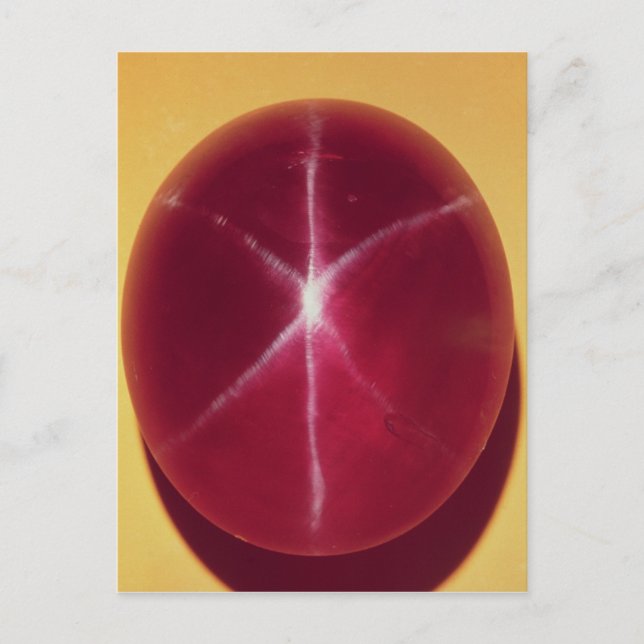 Cartão Postal O rubi da estrela de "Rosser Reeves" (Frente)