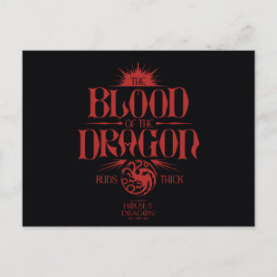 Cartão Postal O Sangue do Dragão É Espesso