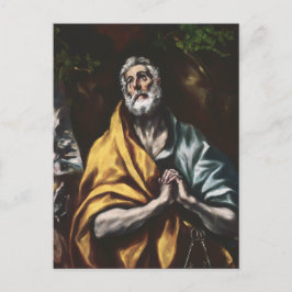 Cartão Postal O Santo Eterno Peter de El Greco