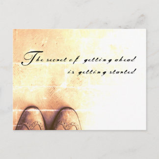 Cartão Postal O Segredo para Avançar