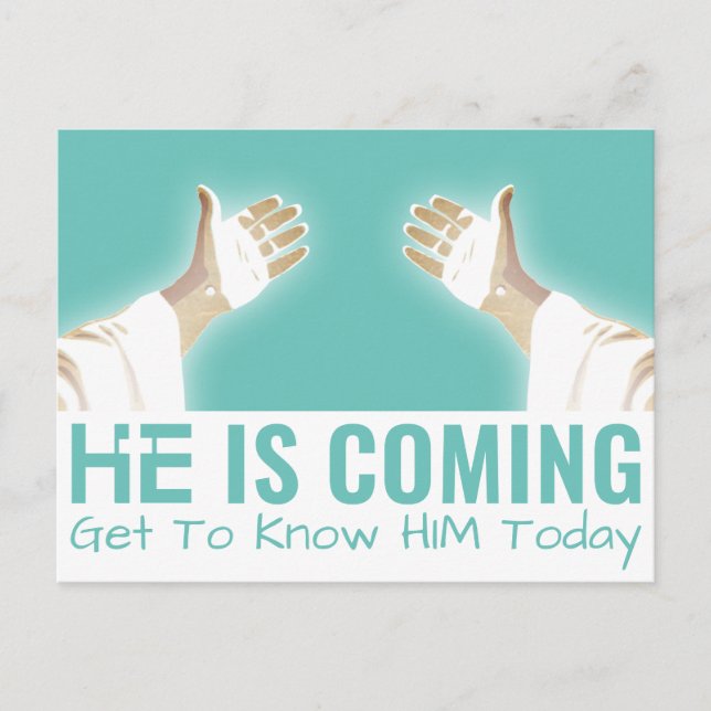 CARTÃO POSTAL O SEGUNDO VINDO (Frente)