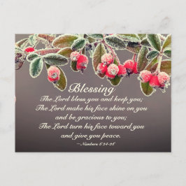 Cartão Postal O Senhor Abençoa Você Números 6:24-26 Escritura