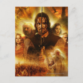 Cartão Postal O SENHOR DOS ANÉIS: ROTK Aragorn Movie Poster
