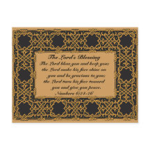 O Senhor te Abençoe, Números 6:24, Desenho Celta