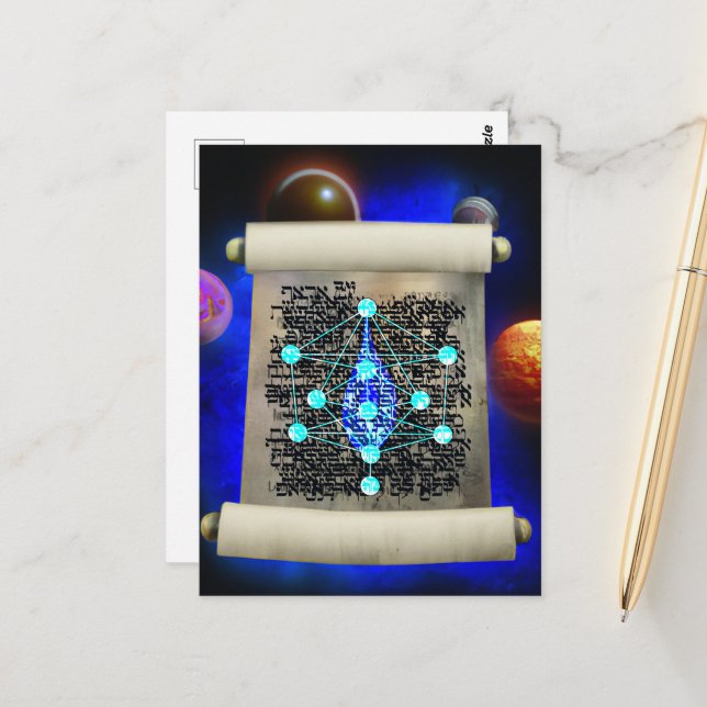 Cartão Postal O Sephirot Criando o Mundo (Frente/Verso In Situ)