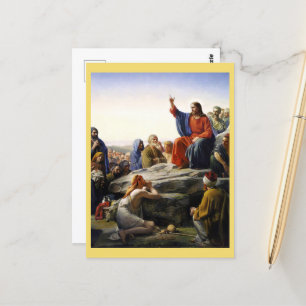 Cartão Postal O Sermão no Monte, Religioso