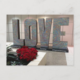 Cartão Postal O Sinal de Amor Regência Square Richmond Virginia