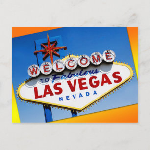 Cartão Postal O sinal de "Bem-vindo à Fabulosa Las Vegas"