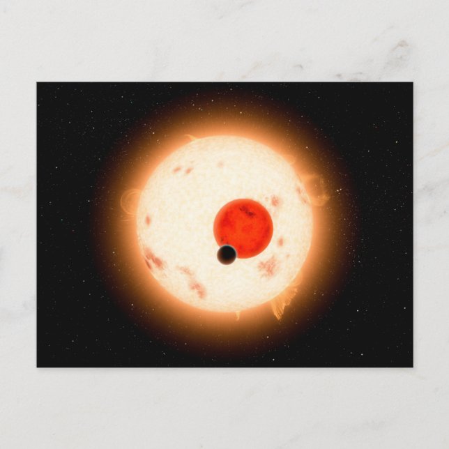 Cartão Postal O Sistema Kepler-16. (Frente)